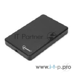 Внешний корпус для HDD Gembird EE2-U2S-40P 2.5"EE2-U2S-40P, черный, USB 2.0, SATA, пластик