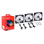 Комплект вентиляторов для корпуса ADATA XPG VENTO 120 ARGb PWM черный, 120 мм, 1850 об/мин, 21 дБ, 4 pin