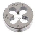 Плашка Сибртех М12x1,25 мм