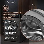 Стиральная машина Weissgauff WM 58411 Direct Drive Inverter Premium Steam Grey серая, загрузка фронтальная 11кг, 1400 об/мин., класс: A+++, вид 17