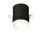 Светильник Ambrella Light XS7422024 SBK/FR черный песок/белый матовый MR16 GU5.3 (C7422, N7165)