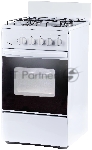 Плита газовая Лада Nova RG 24039 W белый, конфорок 4 газовых, духовка 50 л, 50 см x 85 см x 60 см