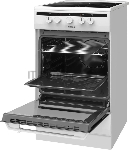 Плита электрическая Hansa FCCW54002 белый, конфорок 4 шт, духовка 68 л, 50 см x 85 см x 60 см, вид 19