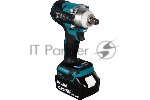 Гайковерт Makita DTW300RTJ аккум. патрон:квад.1/2" (кейс в комплекте), вид 5