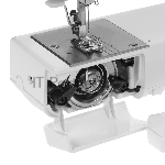 Швейная машина Janome Q-23P белый/рисунок, электромеханическая, вертикальный качающийся, 24 операции, автоматическая петля, вид 4