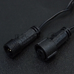 Гирлянда Neon-Night Нить 10м, свечение с динамикой, черный ПВХ, 230В, RGB