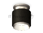 Светильник Ambrella Light XS7511100 SBK/MCH черный песок/хром матовый MR16 GU5.3 (N7928, C7511, N7033)