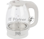 Чайник электрический Homestar HS-1012 1.7 л, стекло, белый (003566), вид 2
