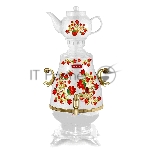 Самовар электрический Kelli KL-1321 4 л, заварной чайник 0,9 л