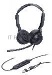 Гарнитура Yealink UH42 Dual UC чёрный, проводная, USB