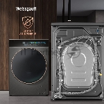 Стиральная машина Weissgauff WM 58411 Direct Drive Inverter Premium Steam Grey серая, загрузка фронтальная 11кг, 1400 об/мин., класс: A+++, вид 15