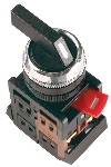 Переключатель ALC-22 на 2 полож. черный 1з+1р IEK BSW10-ALC-2-K02