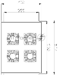 Модуль вентиляторный NTSS (NTSS-FAN4/1000) 4 вент. серый (упак.:1шт)