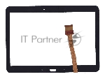 Сенсорное стекло (тачскрин) для Samsung Galaxy Tab 4 10.1 SM-T530 черное