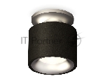 Светильник Ambrella Light XS7511101 SBK/MCH черный песок/хром матовый MR16 GU5.3 (N7928, C7511, N7013)