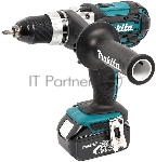 Дрель Makita DHP451RFE Дрель ак(уд), 18В,2х3Ач Li-ion,БЗП-13мм,0-300\0-600\0-1700об\м,80\40Нм,2.2кг,чем,подсветка, вид 12