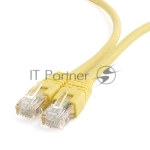 Патч-корд UTP Cablexpert cat.6, 0.5м, литой, многожильный, желтый