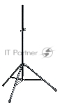 Стойка для акустической системы K&M 21460-009-55 высота от 1375 до 2185 мм, диаметр трубы 35 мм, зажимной винт и стопорная накладка, материал - алюминий, цвет черный