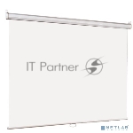 Настенный экран Lumien Eco Picture [LEP-100106]  127х127см (рабочая область 121х121 см) Matte White восьмигранный корпус, возможность потолочн./настенного крепления, уровень в комплекте, 1:1 (треугольная упаковка)