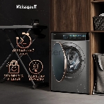 Стиральная машина Weissgauff WM 58411 Direct Drive Inverter Premium Steam Grey серая, загрузка фронтальная 11кг, 1400 об/мин., класс: A+++, вид 14