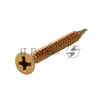 Саморез оконный Kranz сверло, 3.9х38, желтый цинк, короб (500 шт./уп.)