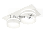 Комплект встраиваемого светильника Ambrella light XC7635042 SWH/FR белый песок/белый матовый MR16 GU5.3 (C7635, N7141)