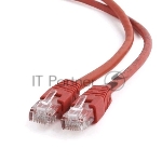Патч-корд UTP Cablexpert cat.6, 0.5м, литой, многожильный, красный