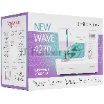 Швейная машина ЧАЙКА NEW WAVE 4270 белый, компьютеризированная, горизонтальный, 100 операций, автоматическая петля, вид 2