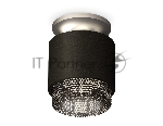 Светильник Ambrella Light XS7511102 SBK/MCH/BK черный песок/хром матовый/тонированный MR16 GU5.3 (N7928, C7511, N7192)