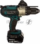 Дрель Makita DHP451RFE Дрель ак(уд), 18В,2х3Ач Li-ion,БЗП-13мм,0-300\0-600\0-1700об\м,80\40Нм,2.2кг,чем,подсветка, вид 10