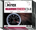 Диск CD-R Mirex 700 Mb, 52х, Maximum, Slim Case (5), (5/200) упаковка из 5 шт