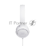 Проводные наушники JBL Tune 500 белый, накладные, Jack 3.5 мм, складная конструкция