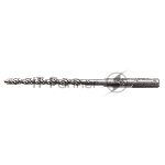 Бур по бетону Denzel двойная спираль, Cobalt W-tip, 8x160 мм, SDS PLUS