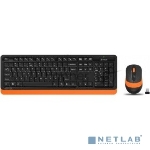 Клавиатура + мышь A4Tech Fstyler FG1010 клав:черный/оранжевый мышь:черный/оранжевый USB беспроводная Multimedia