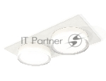 Комплект встраиваемого светильника Ambrella light XC7635043 SWH/FR/CL белый песок/белый матовый/прозрачный MR16 GU5.3 (C7635, N7160)