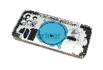 Задняя крышка (корпус) в сборе с рамкой для Apple iPhone 12 Pro золотая