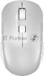 Мышь беспроводная A4Tech Fstyler FB26CS Air2 серебристый/белый, 2000 dpi, радиоканал, Bluetooth, USB, кнопки - 4