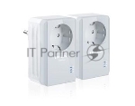 Сетевой адаптер TP-Link TL-PA4010PKIT AV600 Powerline Adapter with AC Pass Through Starter Kit, Ultra Compact Size, 500Mbps Powerline Datarate, 10/100Mbps Fast Ethernet, HomePlug AV, Green Powerline, Plug and Play, вид 6