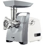 Мясорубка электрическая Bosch MFW 66020 белый/серый, 1800 Вт, 3.0 кг/мин, реверс, защита от перегрузки, насадки - 5