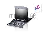 KVM консоль ATEN 8P CAT-5 HIGH DENSITY DUAL RAIL LCD KVM*KL1508AN-AXA-RG