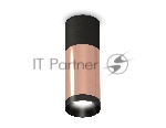 Светильник Ambrella Light XS6326040 PPG/SBK/PBK золото розовое полированное/черный песок/черный полированный MR16 GU5.3