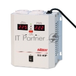 Стабилизатор напряжения Powerman AVS-500P (220В±8% 500ВА,5А,КПД 98%, циф. индикация вх./вых.)