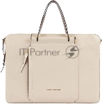 Деловая сумка женская Piquadro Circle CA4021W92/BECU с отделением для ноутбука 15.6" бежевая/кофейная натур.кожа