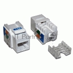 Модуль Keystone RJ45, Cat.6, UTP, 90 градусов, белый