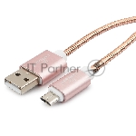 Кабель USB2.0 Cablexpert CC-G-mUSB02Cu-0.5M, AM/microB, серия Gold, длина 0.5м, золото, блистер