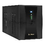 Источник бесперебойного питания ExeGate EX292615RUS SpecialPro UNB-3000.LED.AVR.2SH.4C13.RJ.USB 3000VA/1800W,LED, AVR,2*Schuko+4*C13,RJ45/11,USB, металлический корпус, черный
