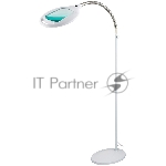 Лупа напольная Rexant, 3D, с подсветкой 42 LED, белая 31-0512