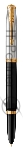 Ручка перьевая Parker 51 Premium (CW2169030) Black St.Steel GT F сталь нержавеющая подар.кор.