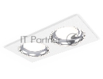 Комплект встраиваемого светильника Ambrella light XC7635061 SWH/PSL белый песок/серебро полированное MR16 GU5.3 (C7635, N7022)