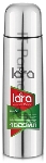 Термос LARA LR04-06,1.00л, Спец пробка, двойные стенки, кнопка, крышка-стаканчик, нерж. сталь